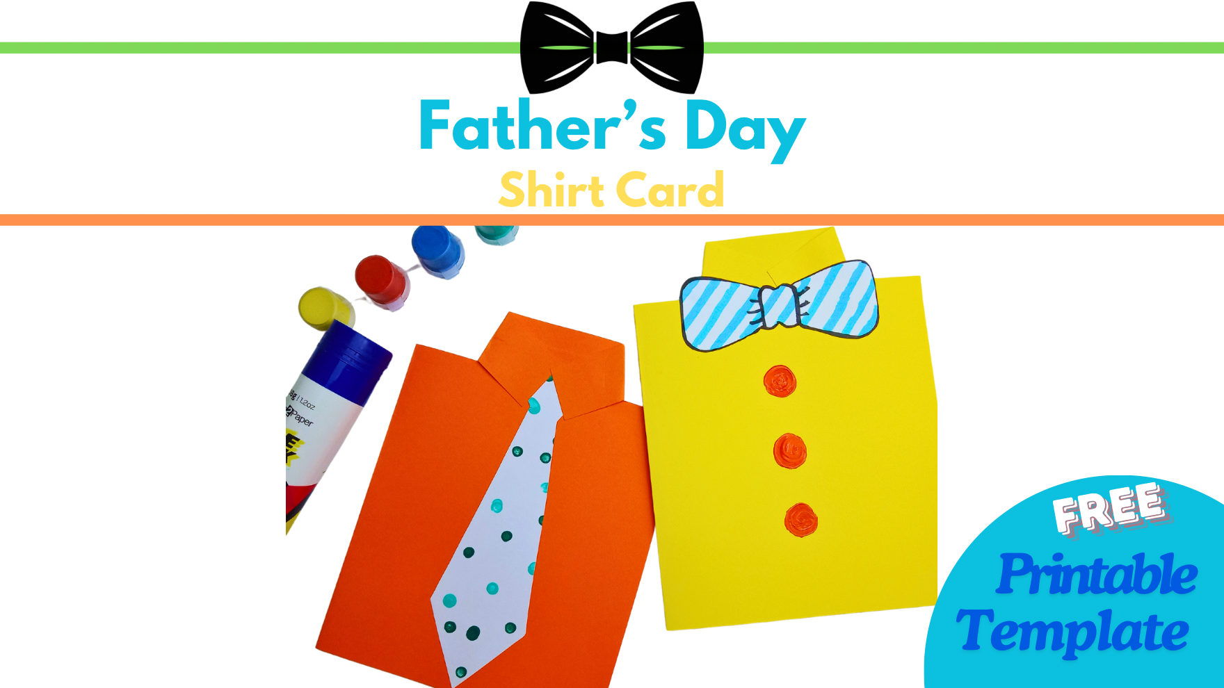 How to Make a Father’s Day Shirt Card (Template Included)