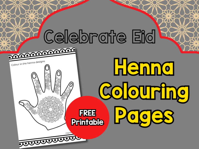 Eid Celebrations: Fun Henna Colouring Activities for&nbsp;Preschoolers