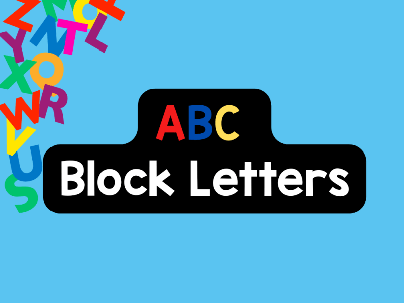 Creative Ways to Use Block Alphabet&nbsp;Letters