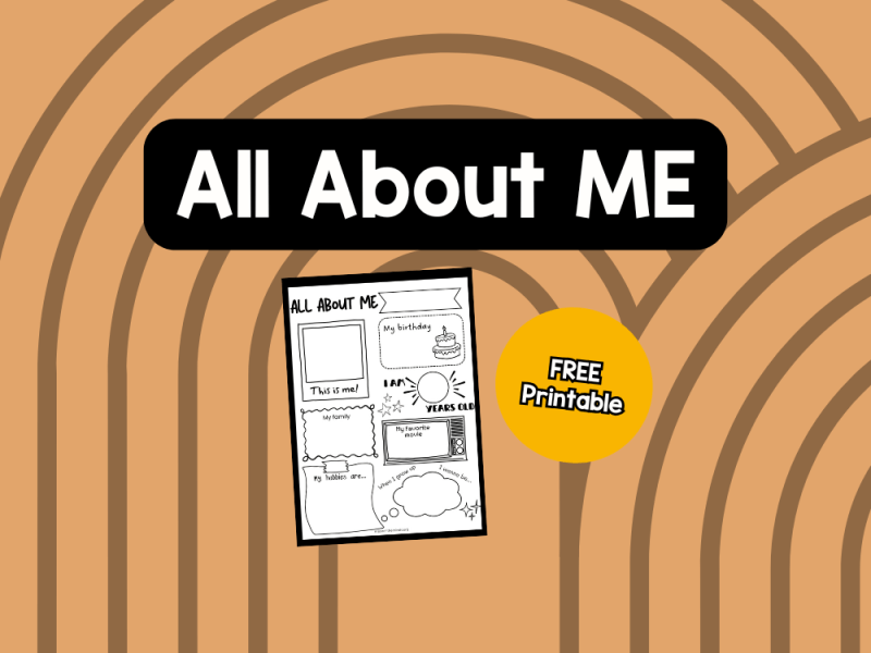 All About Me Template for&nbsp;Teachers