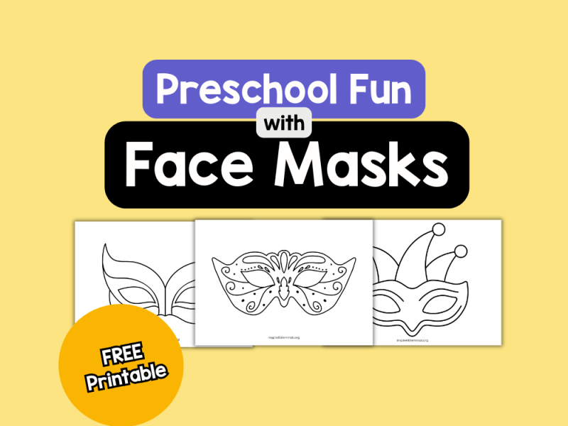 Preschool Fun with Face&nbsp;Masks