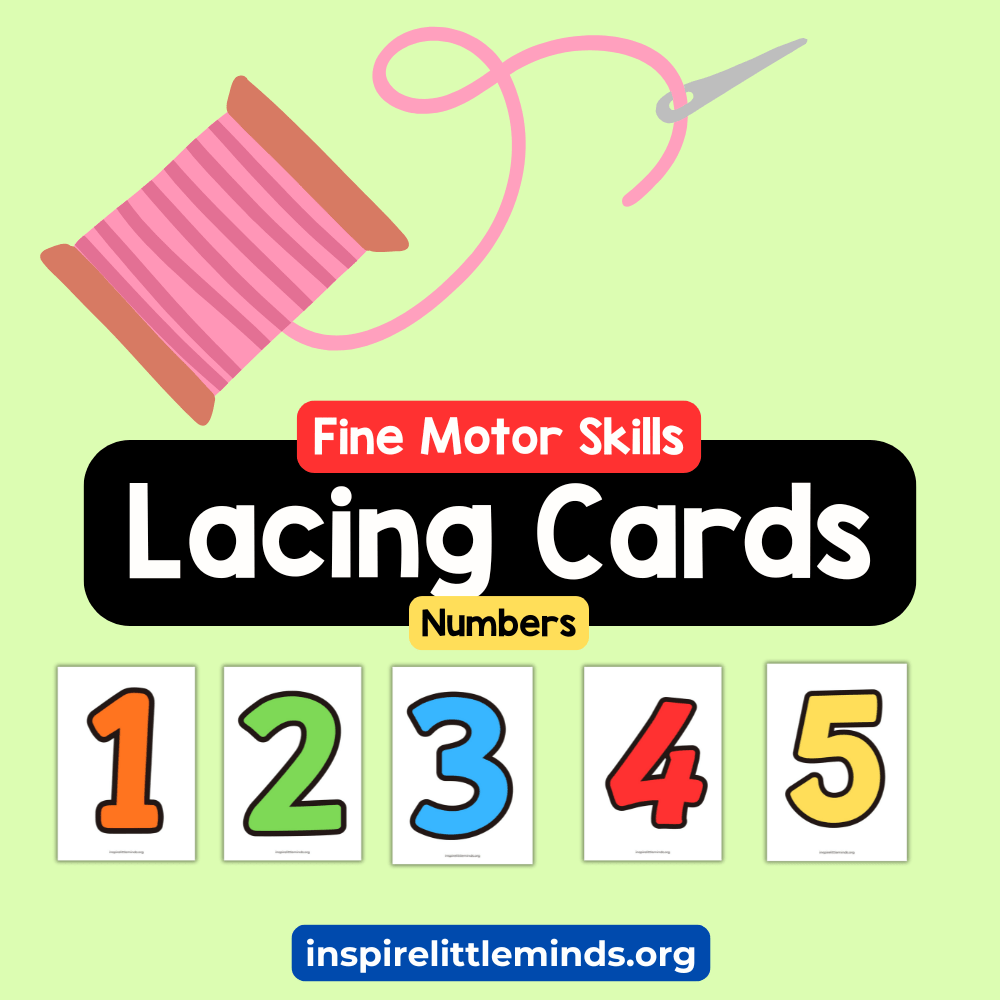 Fine Motor Fun with Lacing&nbsp;Cards