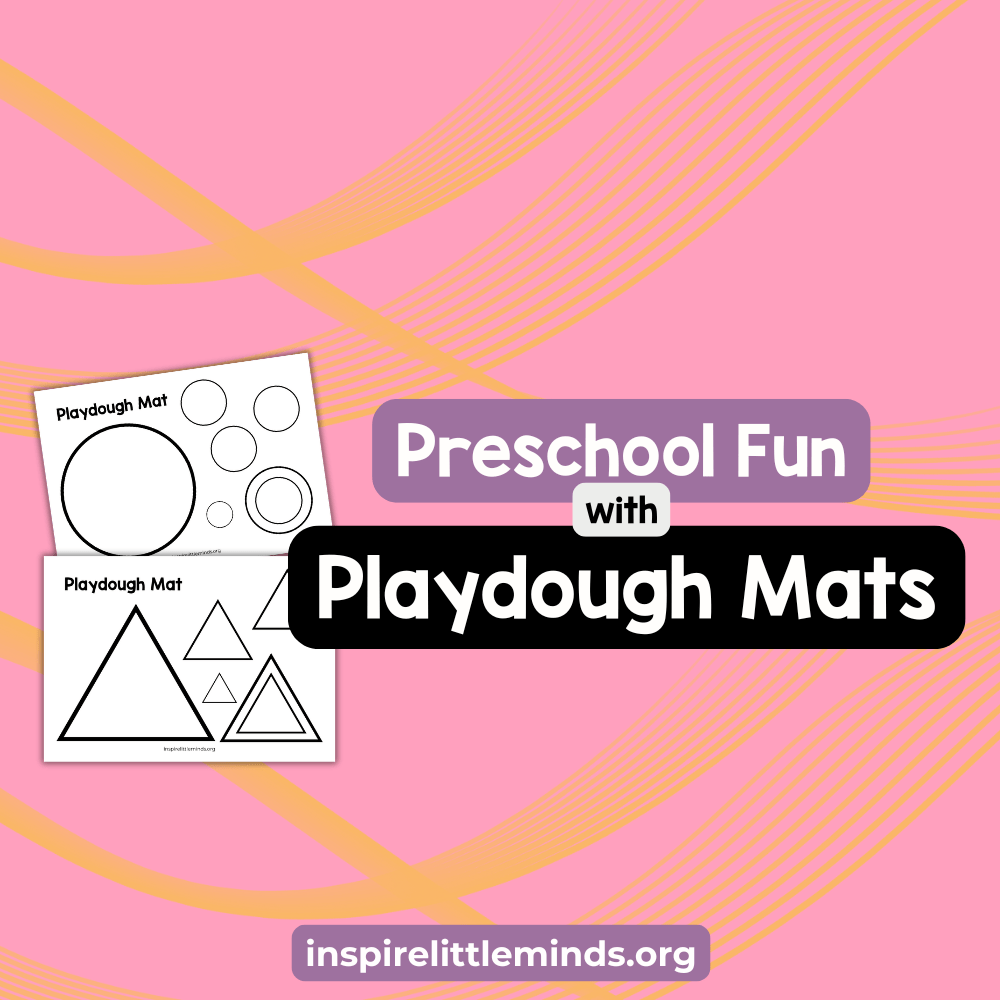 Learning Shapes Through Play: Fun with Playdough&nbsp;Mats