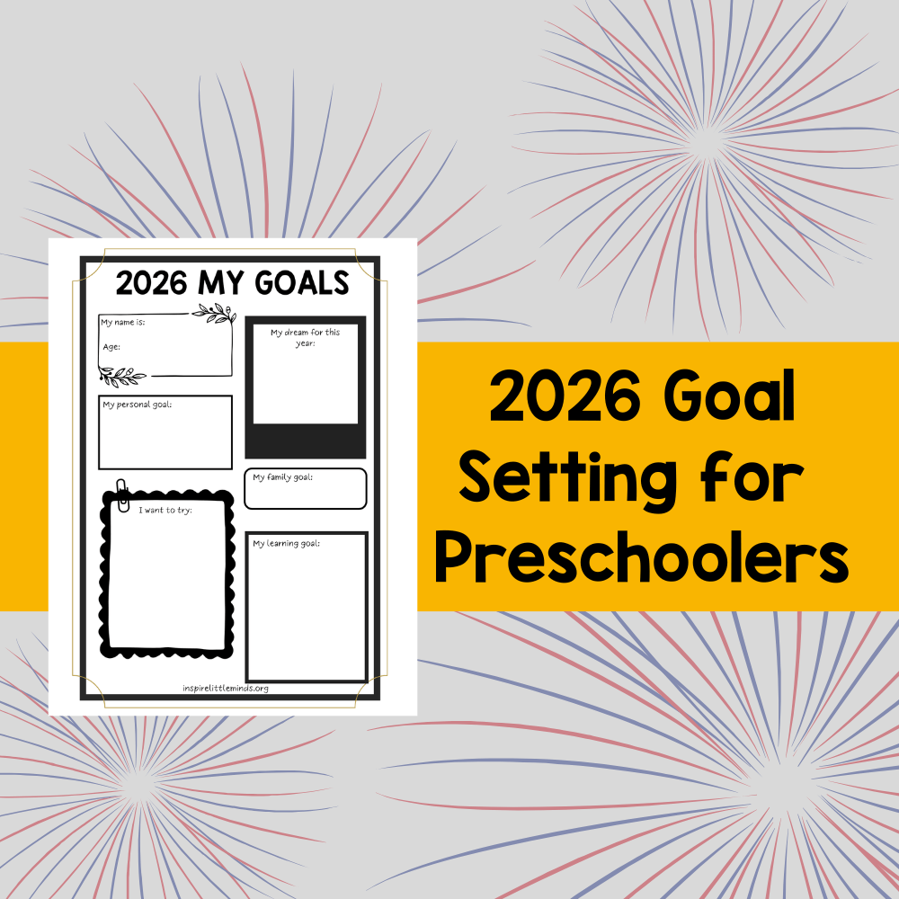 2026 Goal Setting Worksheet for Preschoolers (Free&nbsp;Printable)